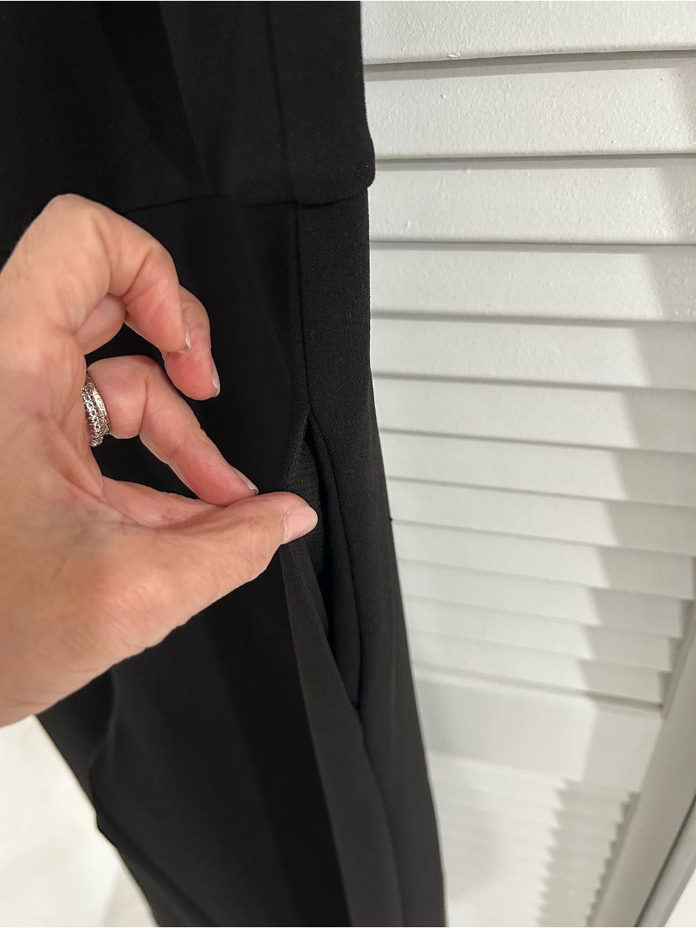 RACHEL Roy Black Cold Shoulder Wide-Leg Jumpsuit. - Picture 5 of 12
